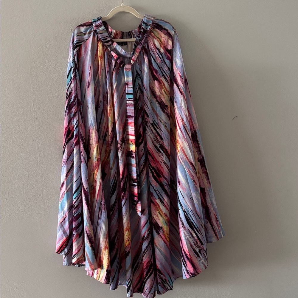 Colorful Abstract Patterned Skirt